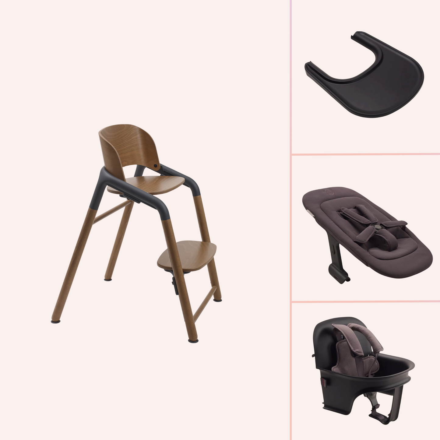Bugaboo Giraffe Newborn to Solids Highchair Bundle