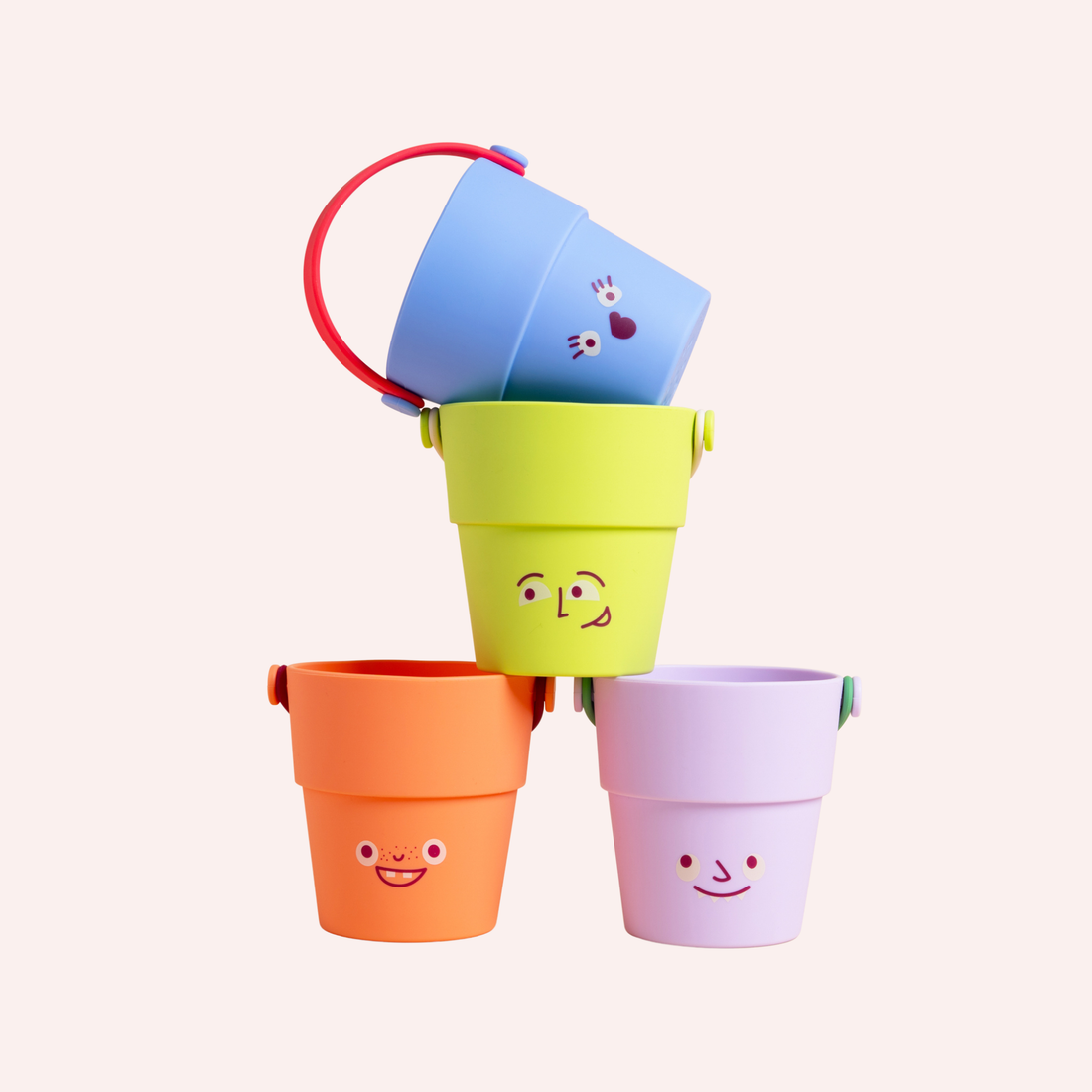 Very Fun Holey Buckets Bath Toy Set