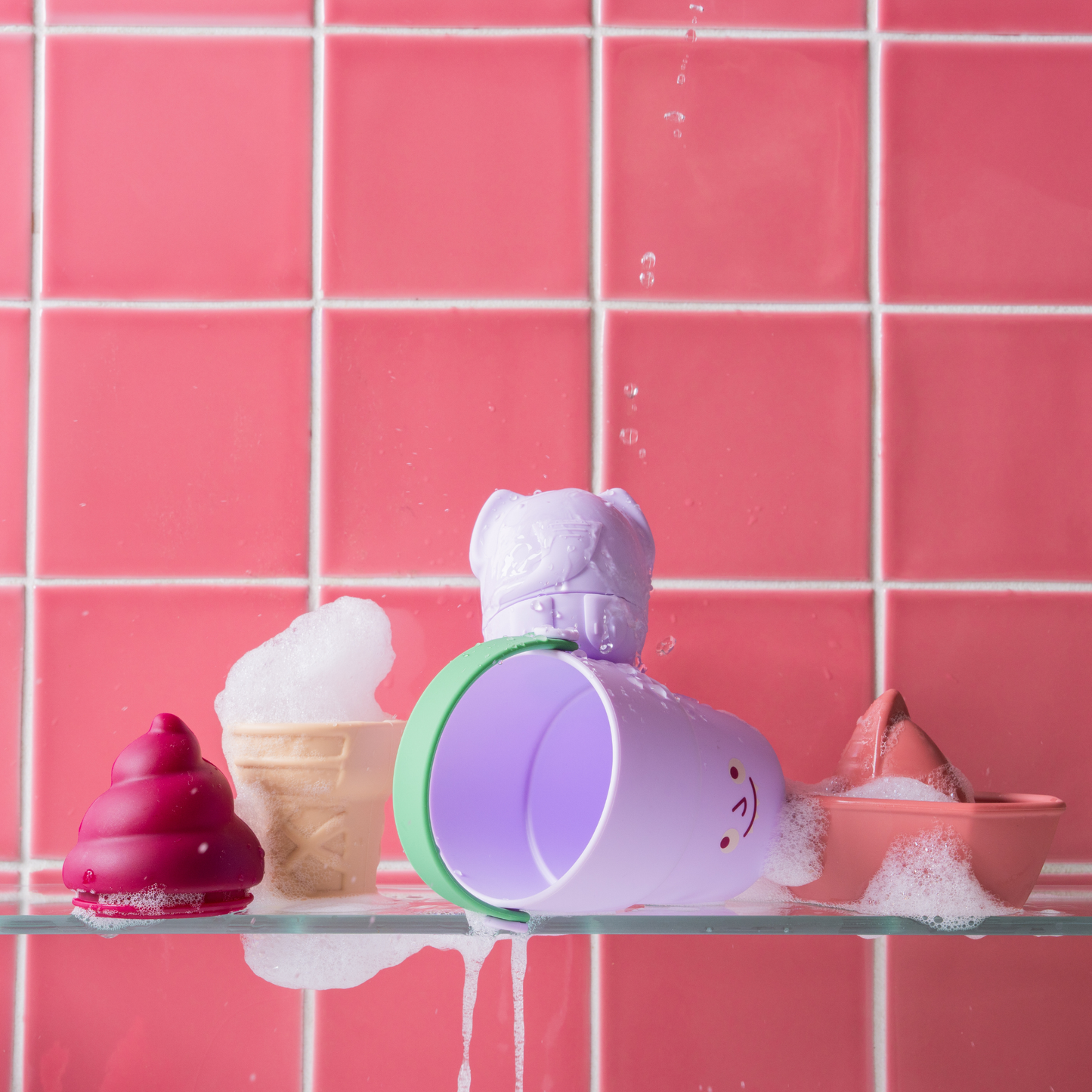 Very Fun Holey Buckets Bath Toy Set