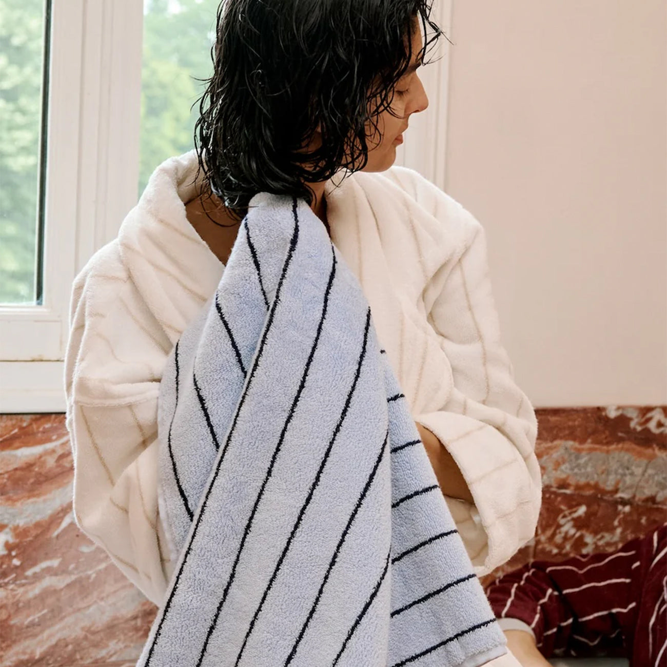 Robe - Biscut Stripe