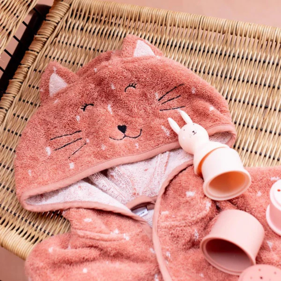 Hooded Towel - Mrs Cat