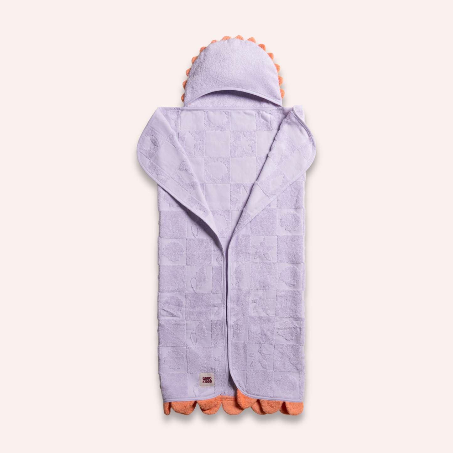 Super Soft Hooded Bath Towel - Shell Lilac