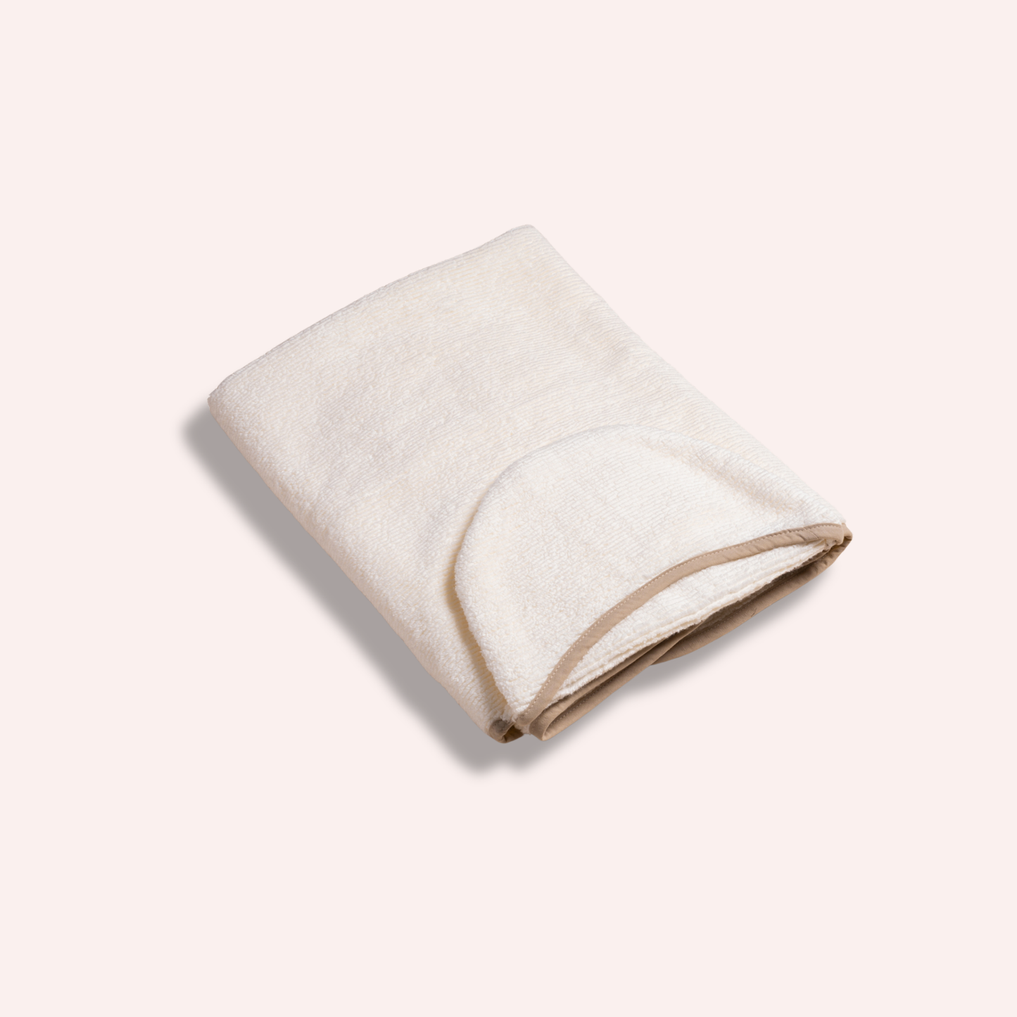 Super Soft Hooded Bath Towel - Ivory/Natural