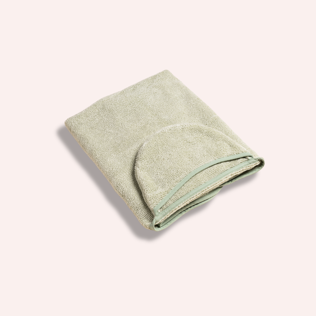 Super Soft Hooded Bath Towel - Matcha/Eucalyptus