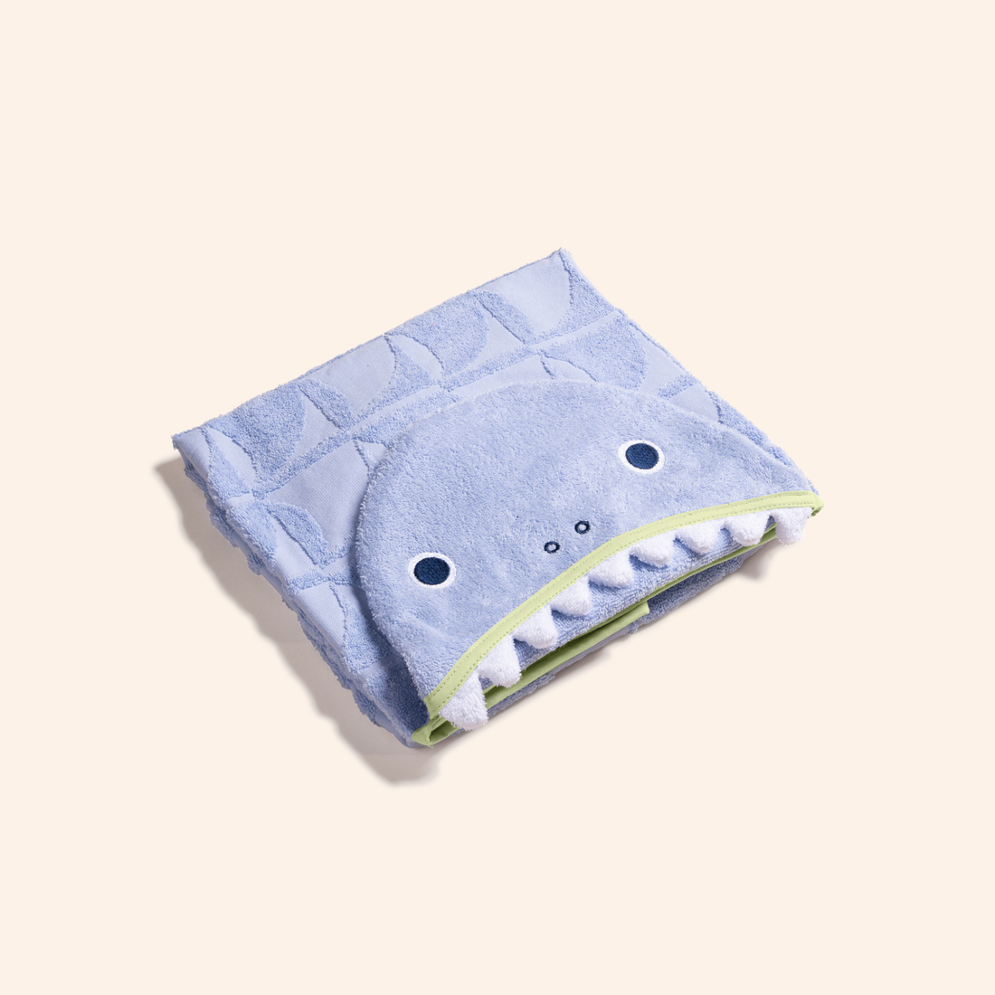 Super Soft Hooded Bath Towel - Shark Periwinkle