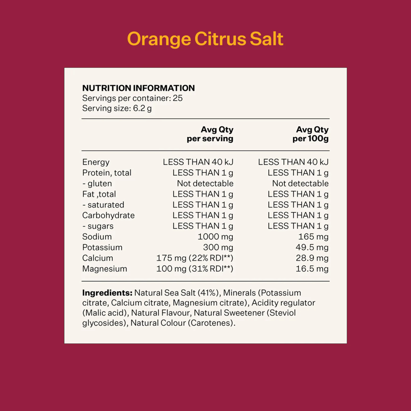 Hydrate Electrolytes - Orange Citrus
