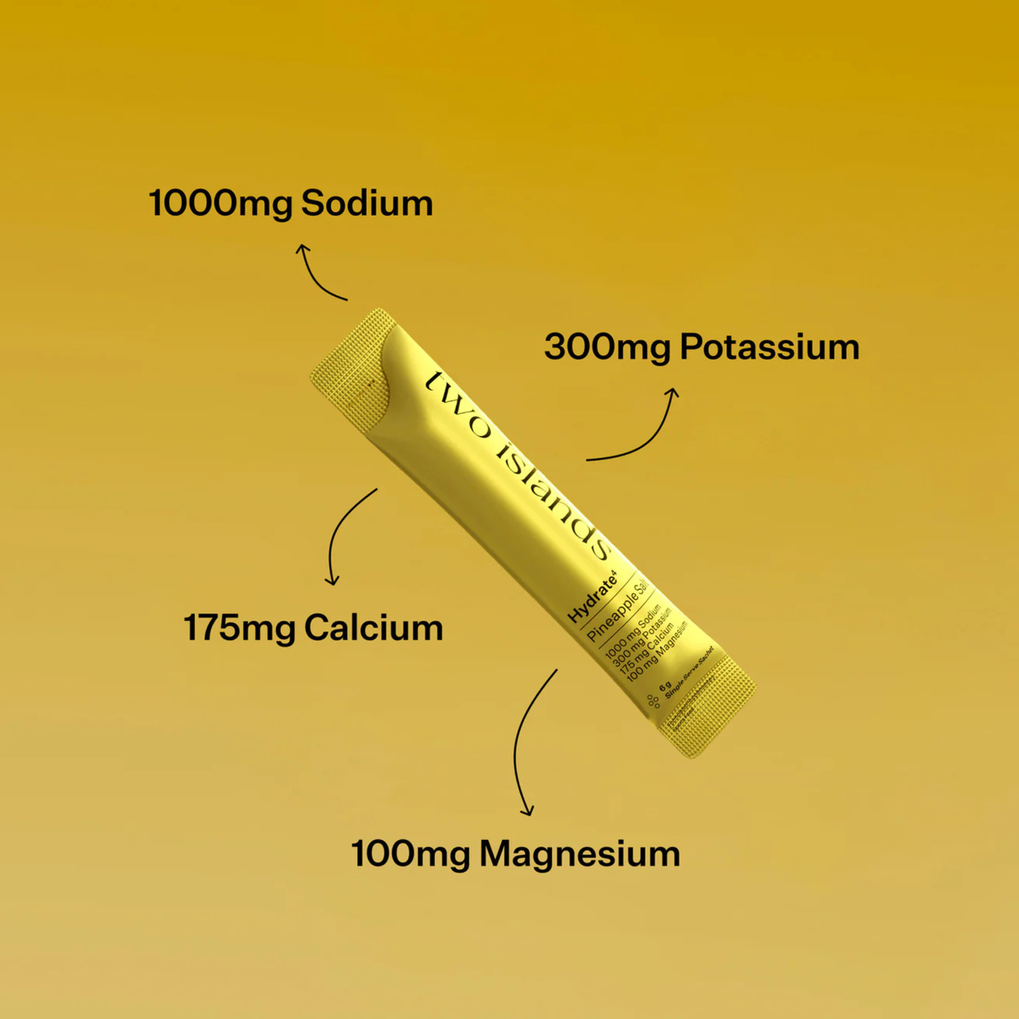 Hydrate Electrolytes - Pineapple Salt