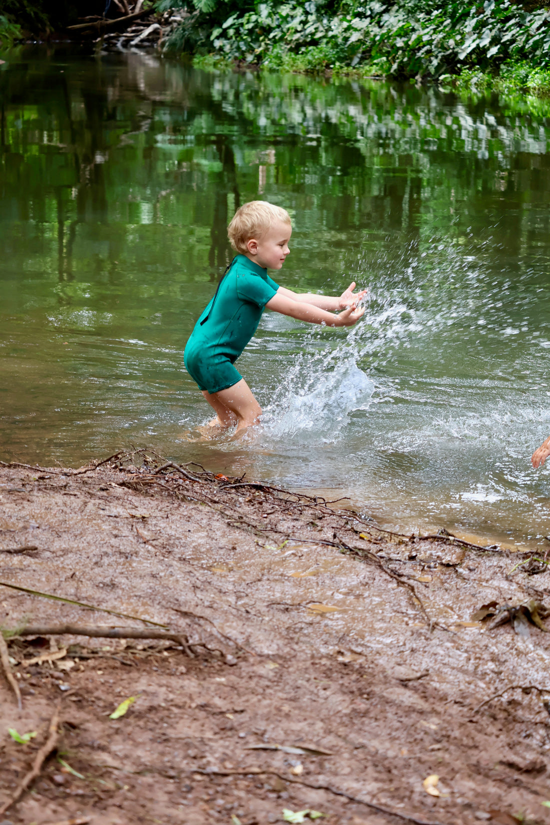 Short Sleeve Wetsuit - Forest Green