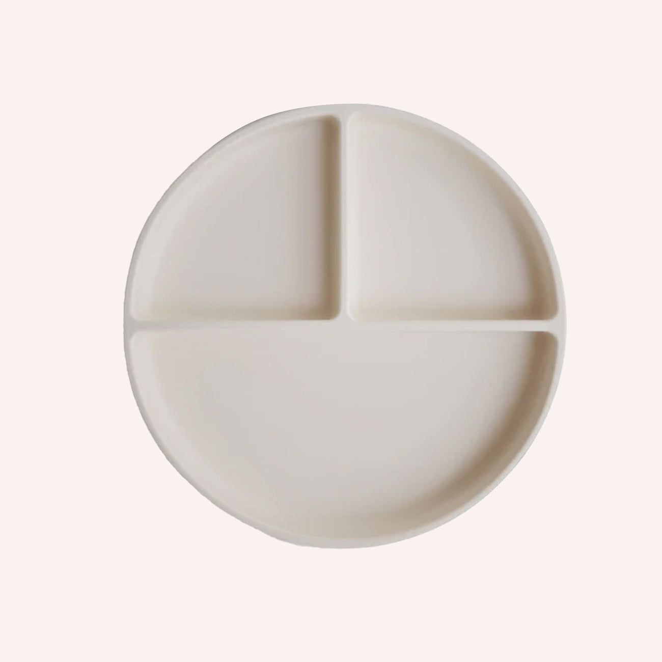 Mushie Silicone Plate - Ivory