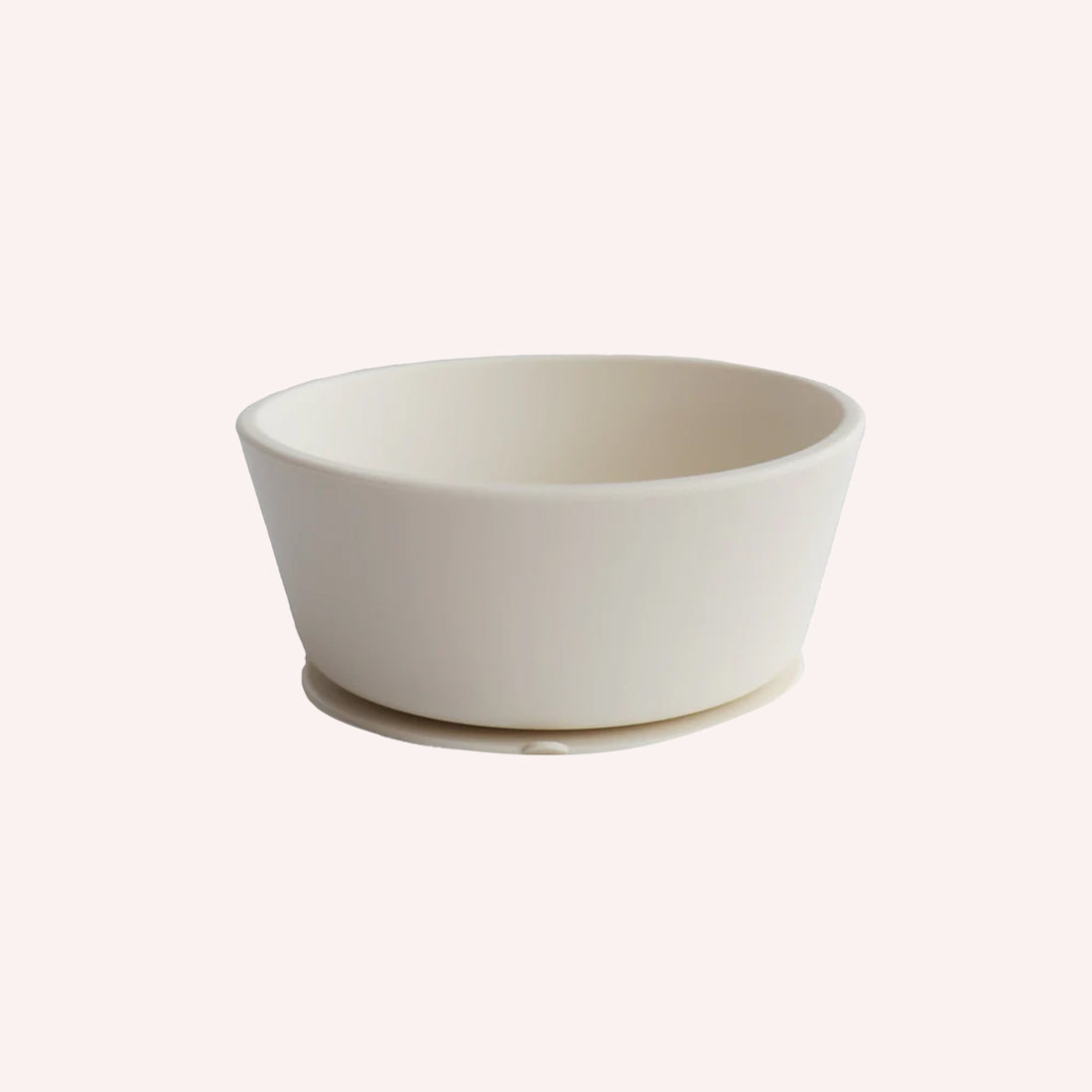 Mushie Silicone Suction Bowl - Ivory