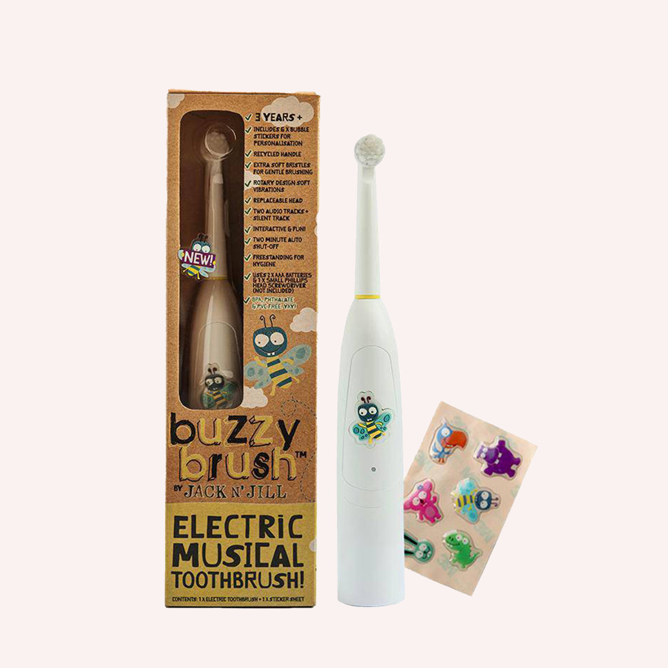 Electric Musical Toothbrush Buzzy Brush