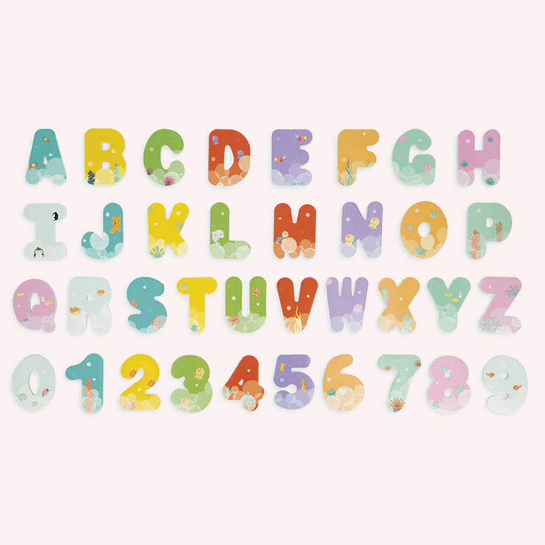 Bath Time Letters and Numbers