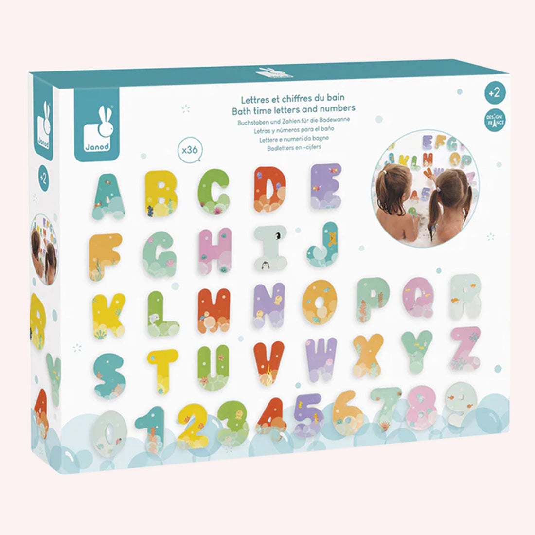 Bath Time Letters and Numbers