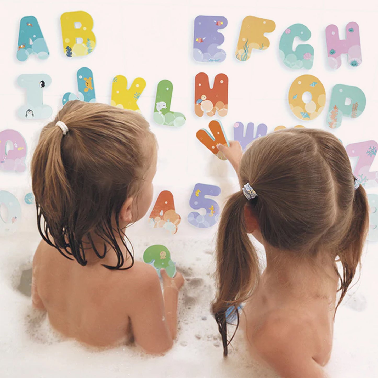 Bath Time Letters and Numbers