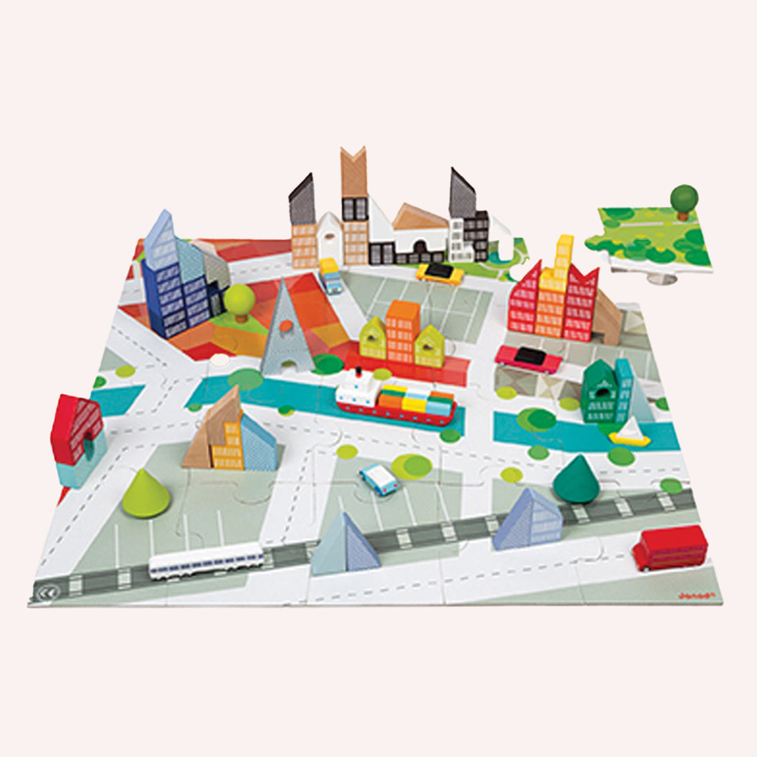 City Blocks and Puzzle Set