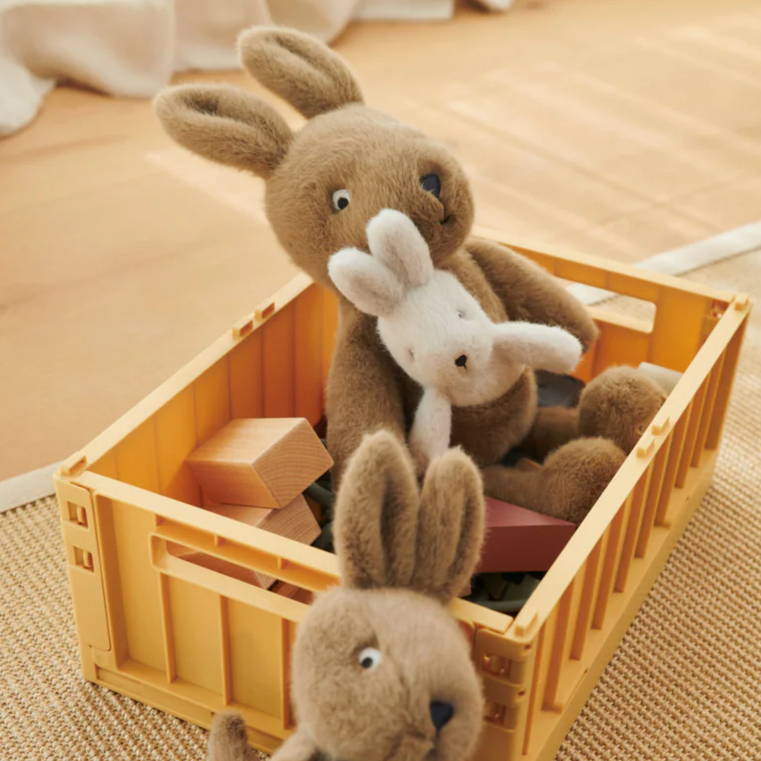 Kelly Kangaroo Mommy & Me Teddy - Dune