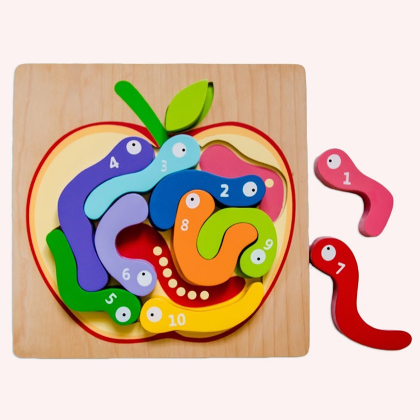 Numbers Worm Puzzle