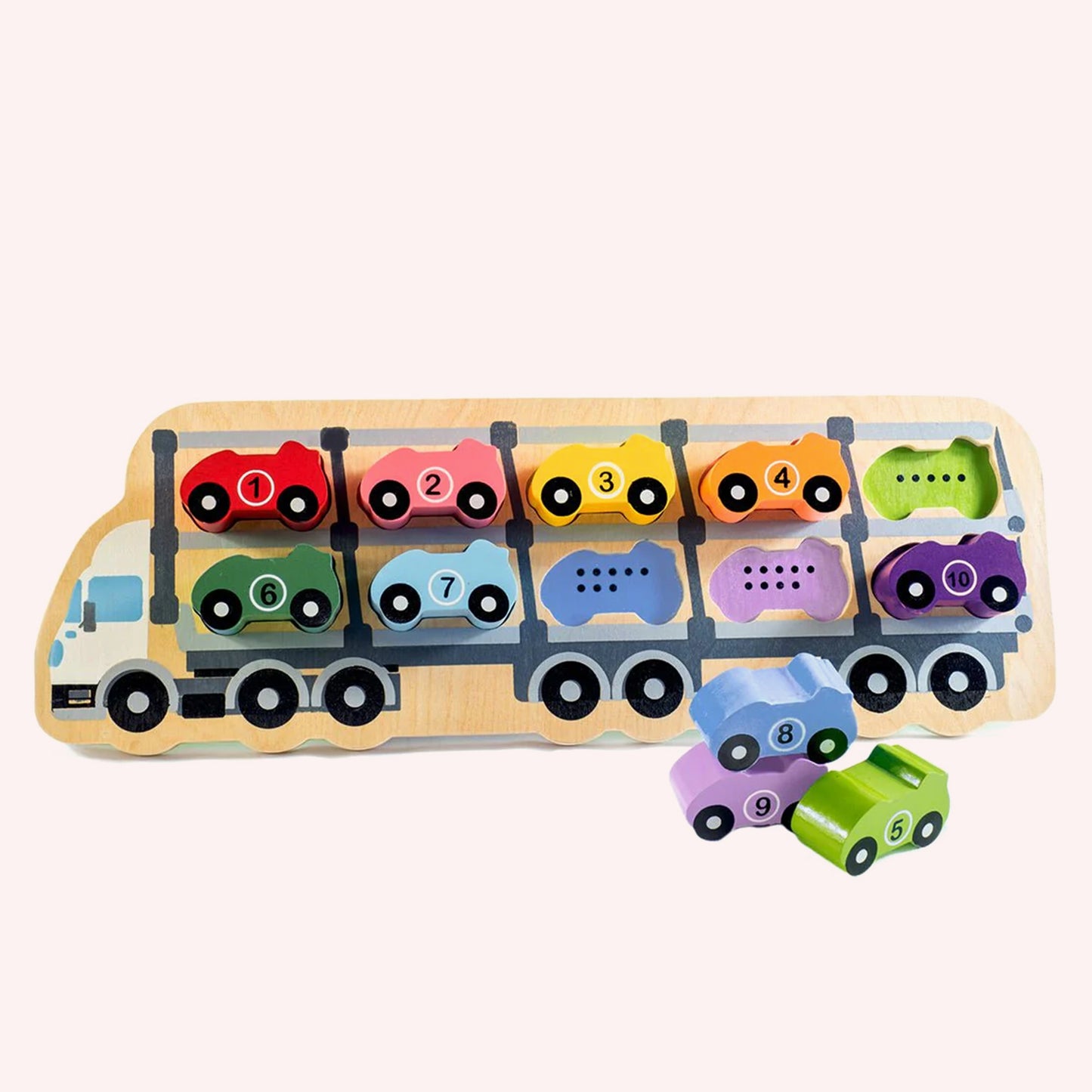 Numbers 1-10 Car Puzzle