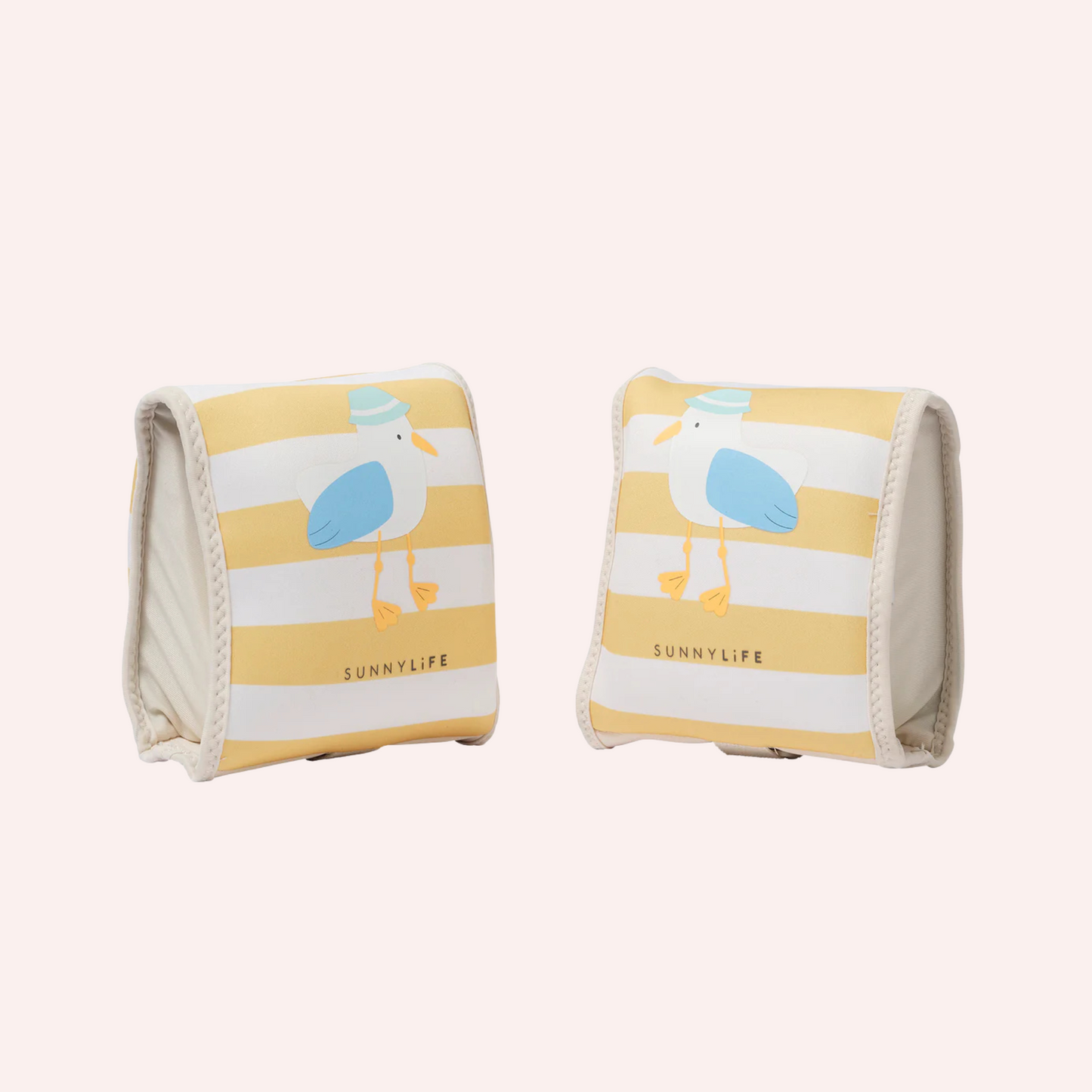Kids Floaties - Sammy the Seagull Mustard Stripe