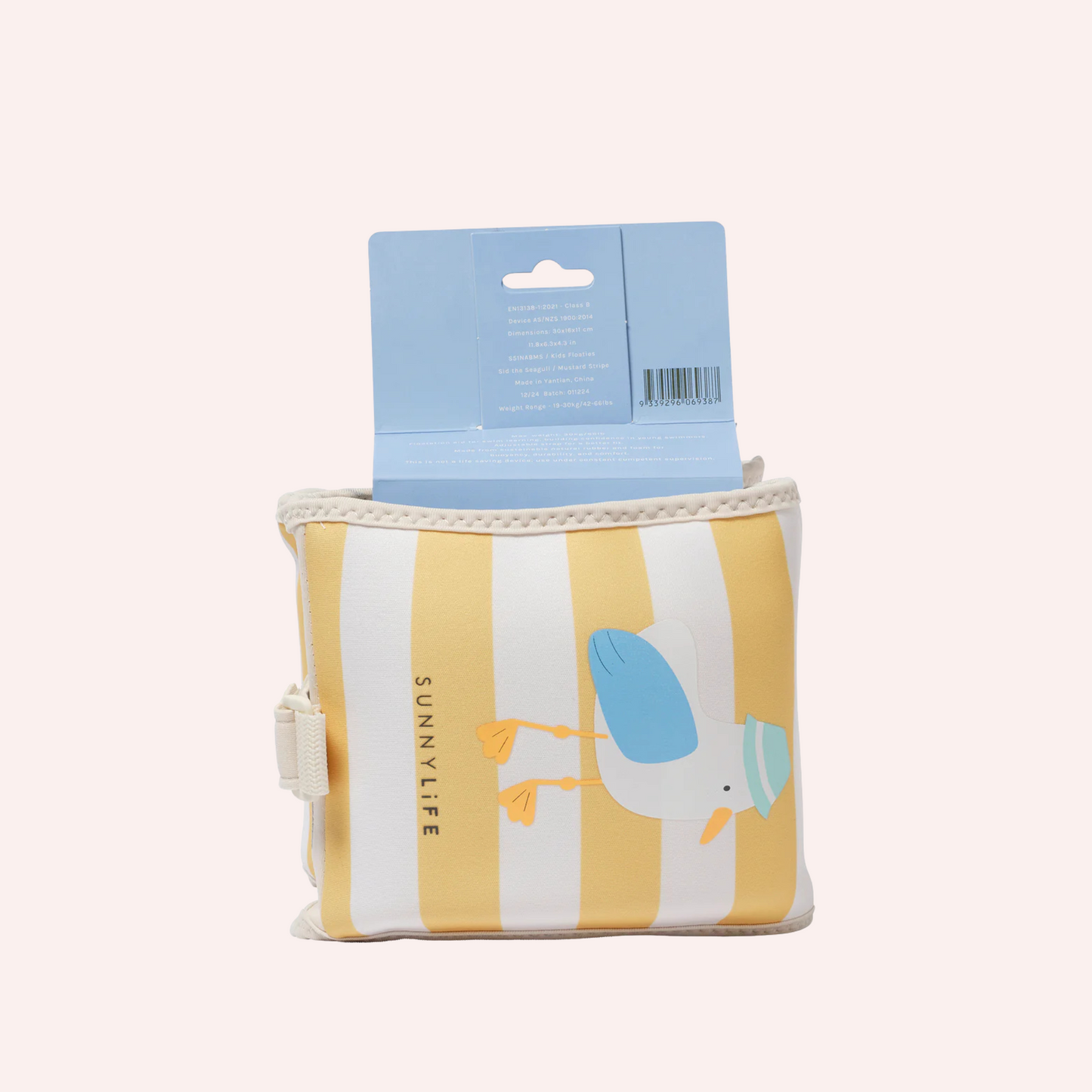 Kids Floaties - Sammy the Seagull Mustard Stripe