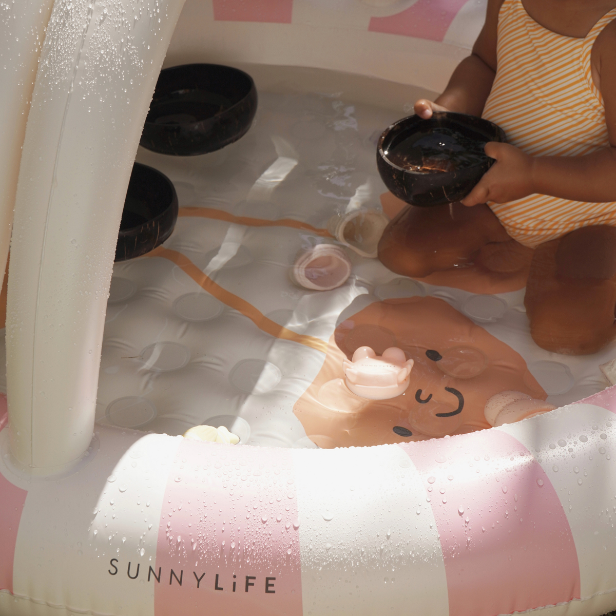 Kids Inflatable Pool - Cotton Candy Cherry