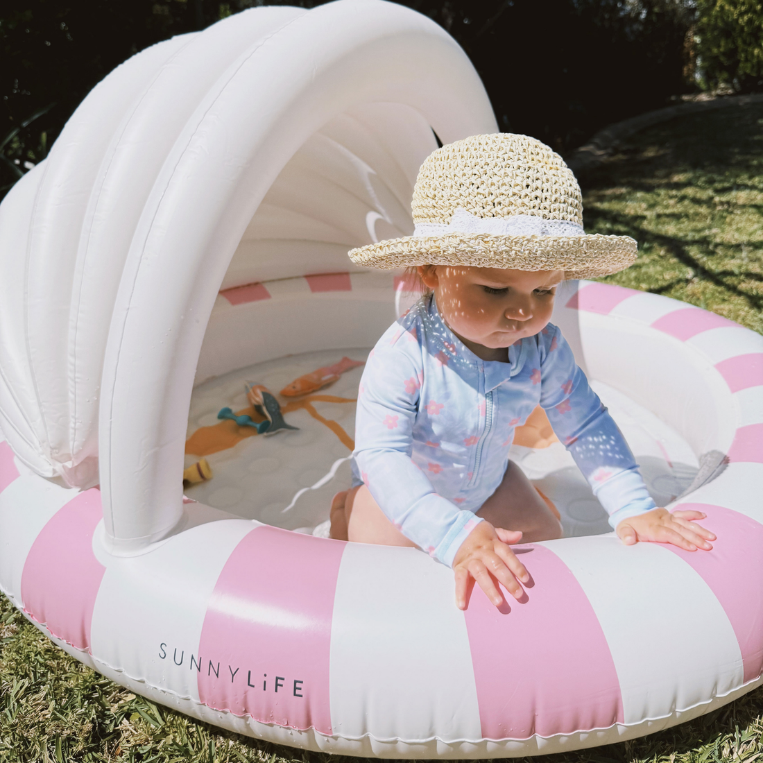 Kids Inflatable Pool - Cotton Candy Cherry