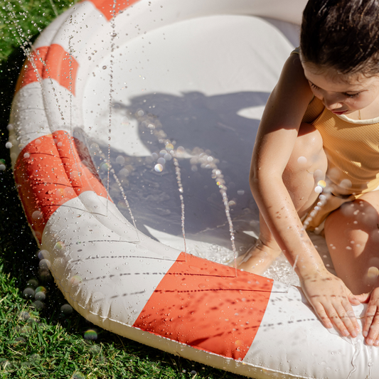 Kids Sprinkler Mat - Poppy the Peach
