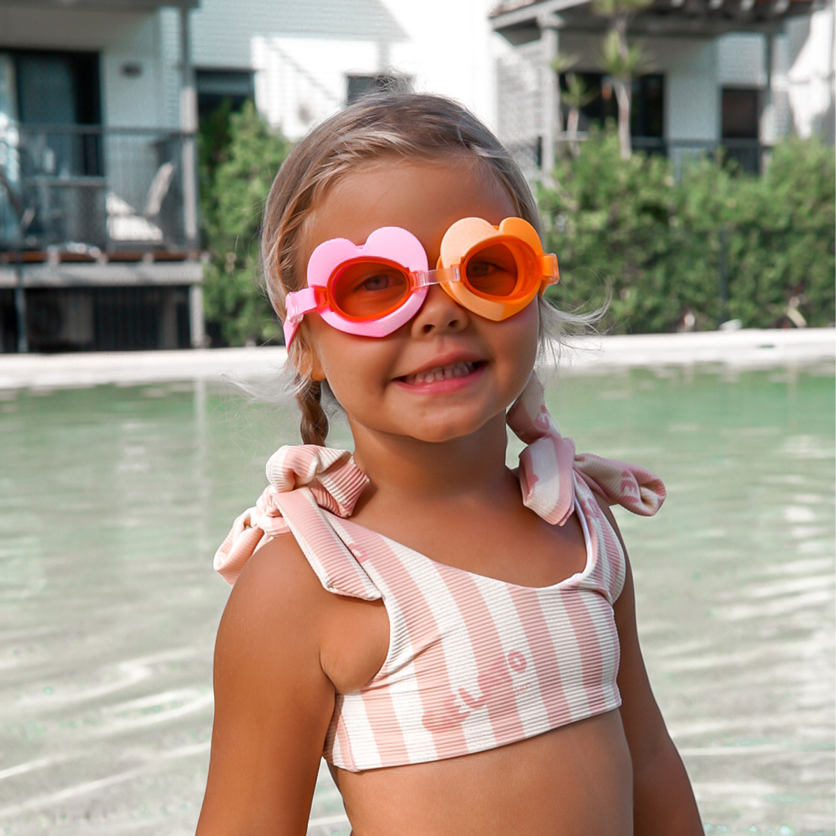 Kids Swim Goggles - Poppy the Peach