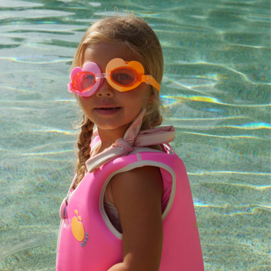 Kids Swim Goggles - Poppy the Peach