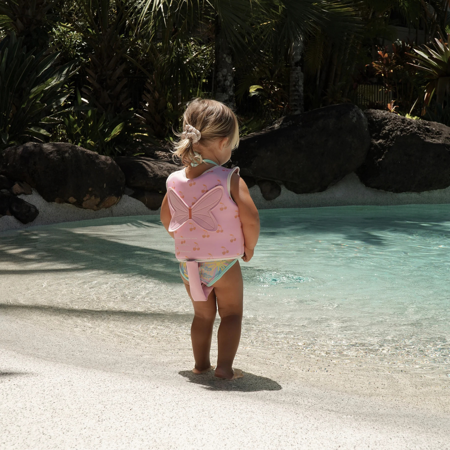 Kids Swim Vest - Cotton Candy Cherry