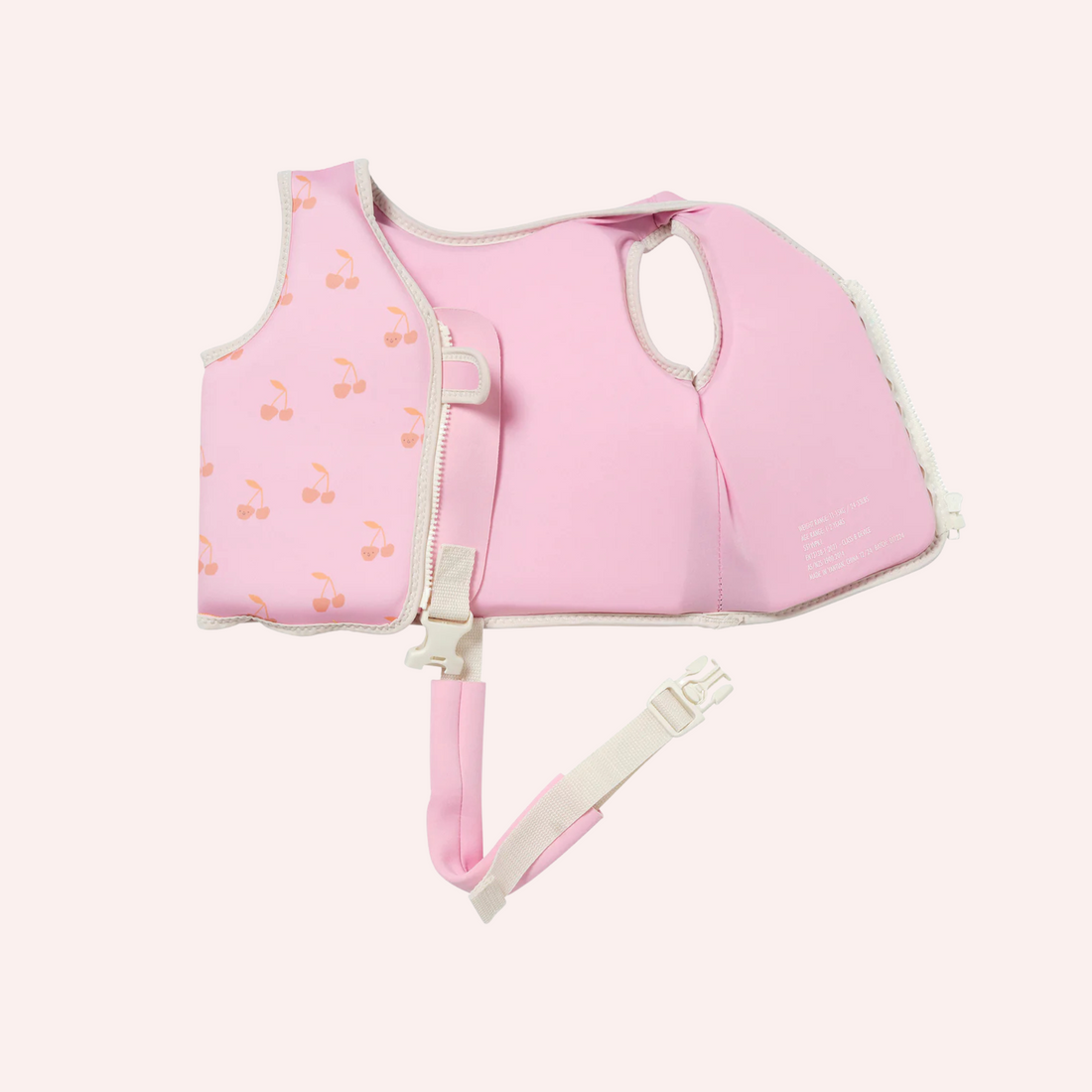 Kids Swim Vest - Cotton Candy Cherry