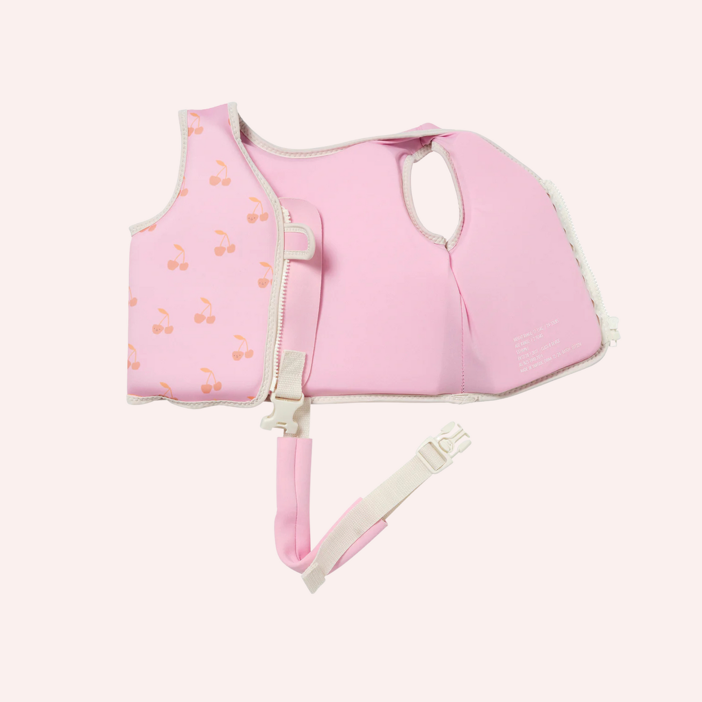 Kids Swim Vest - Cotton Candy Cherry