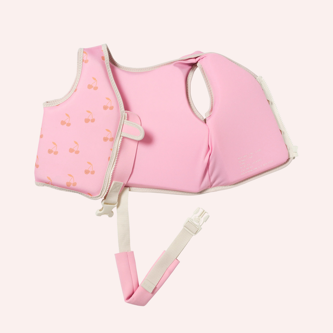 Kids Swim Vest - Cotton Candy Cherry
