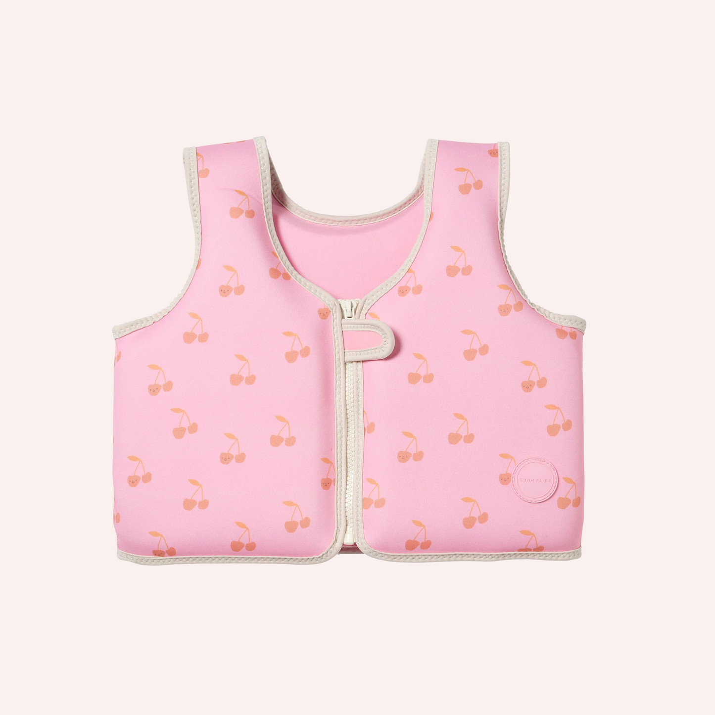 Kids Swim Vest - Cotton Candy Cherry