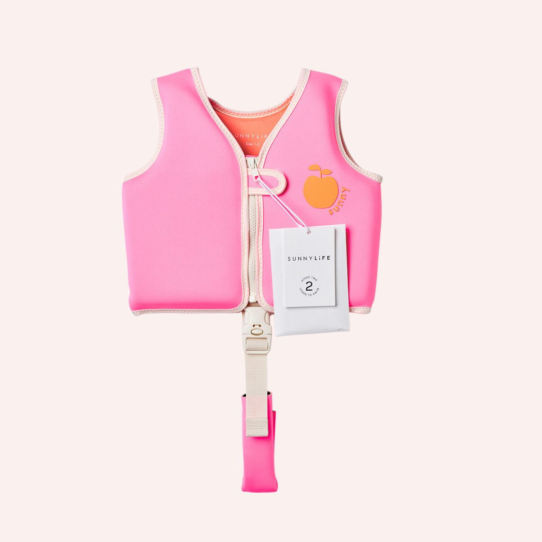 Kids Swim Vest - Poppy the Peach