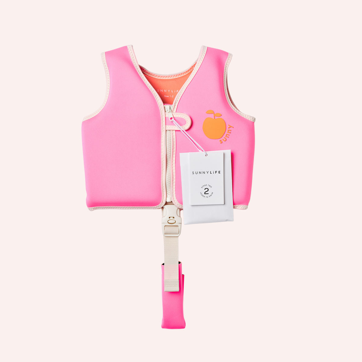 Kids Swim Vest - Poppy the Peach