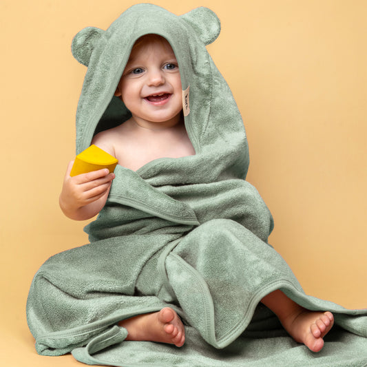 Hooded Towel - Sage