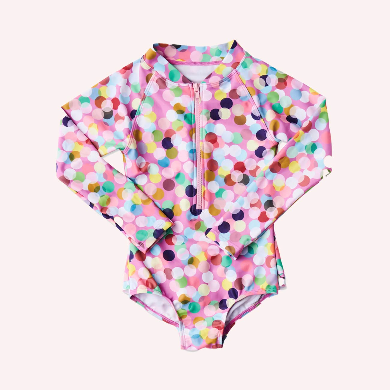 Long Sleeve Bathers Confetti Pink by Kip&Co the memo The Memo