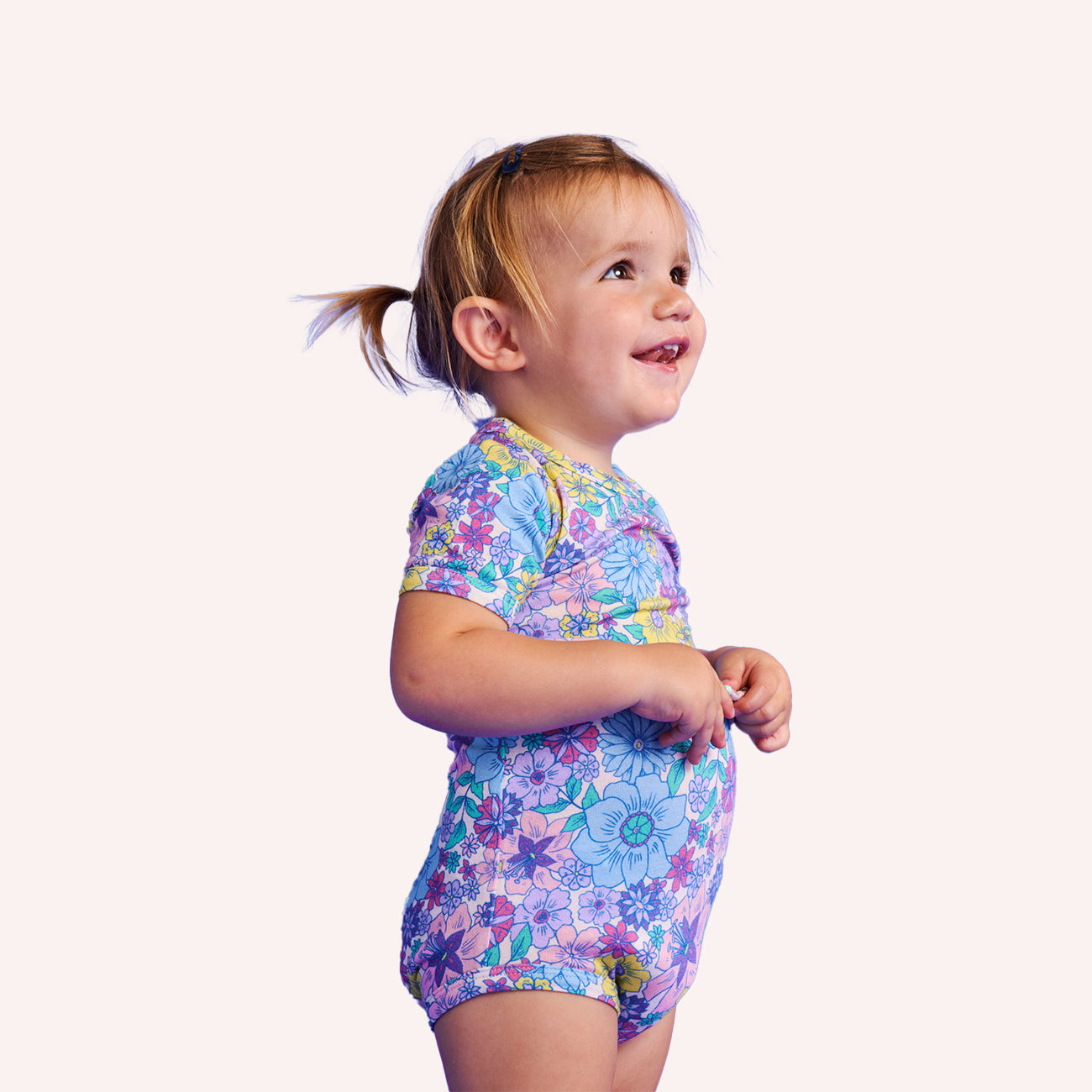 Organic Short Sleeve Romper - Bunch Of Fun