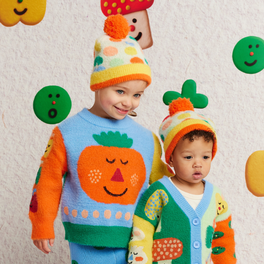 Knit Beanie - Pocket Patch