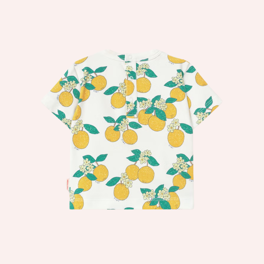 Knitted Baby Tee - Oranges