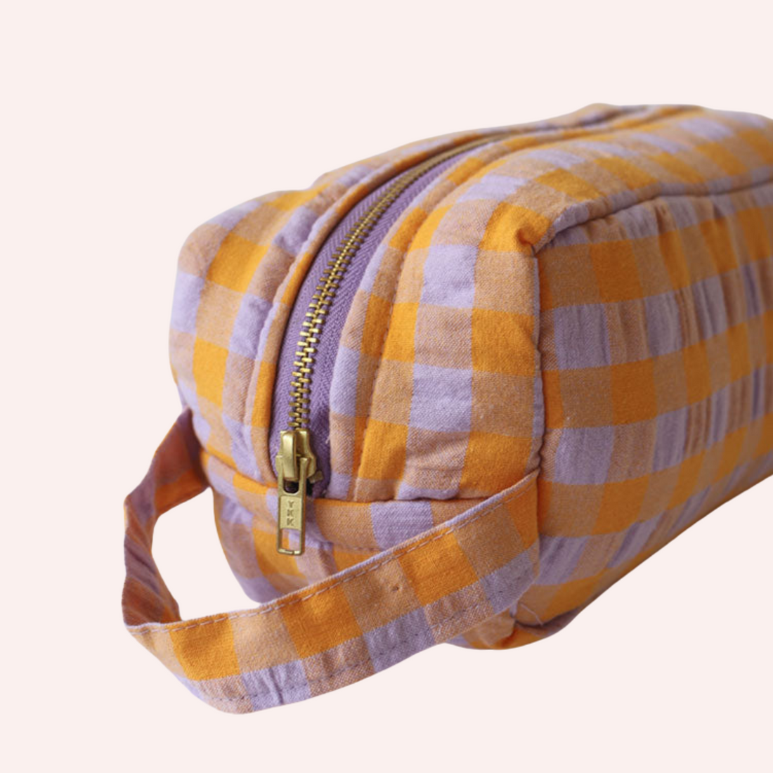 Dopp Kit - Kumquat Bloom Seersucker