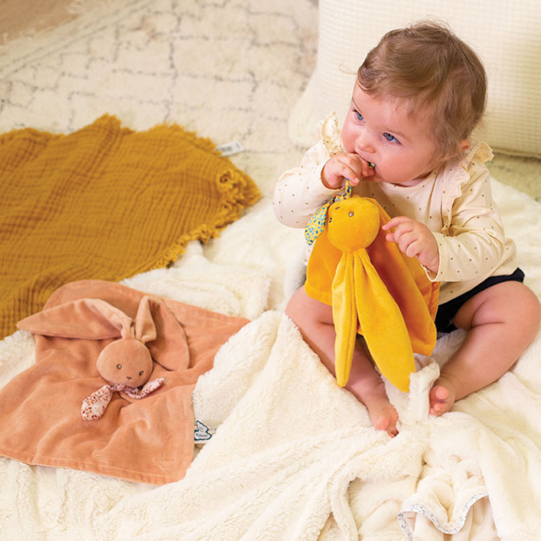 Lapinoo Doudou Rabbit - Terracotta