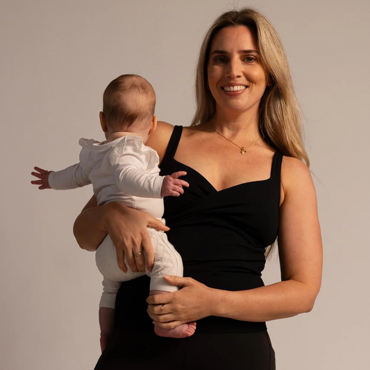 Leakproof Crossover Cami - Black