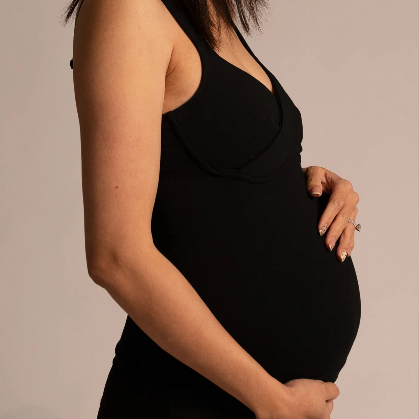 Leakproof Crossover Cami - Black