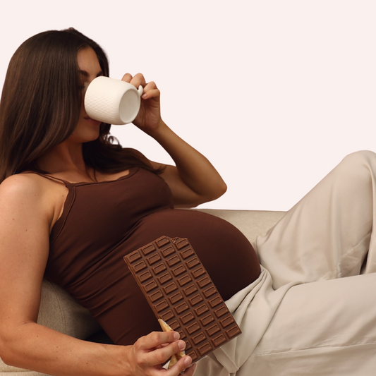 Leakproof Scallop Cami - Chocolate