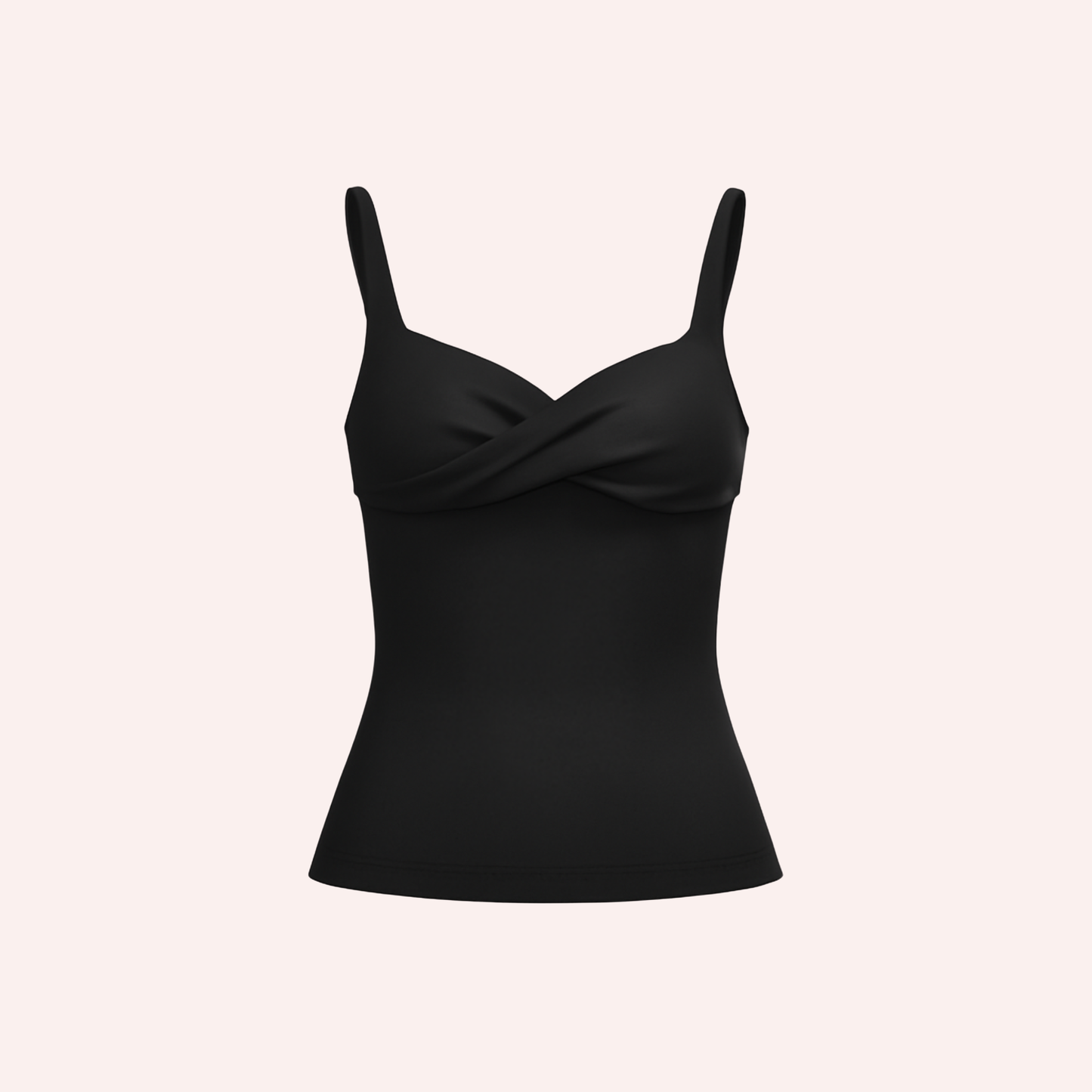 Leakproof Crossover Cami - Black