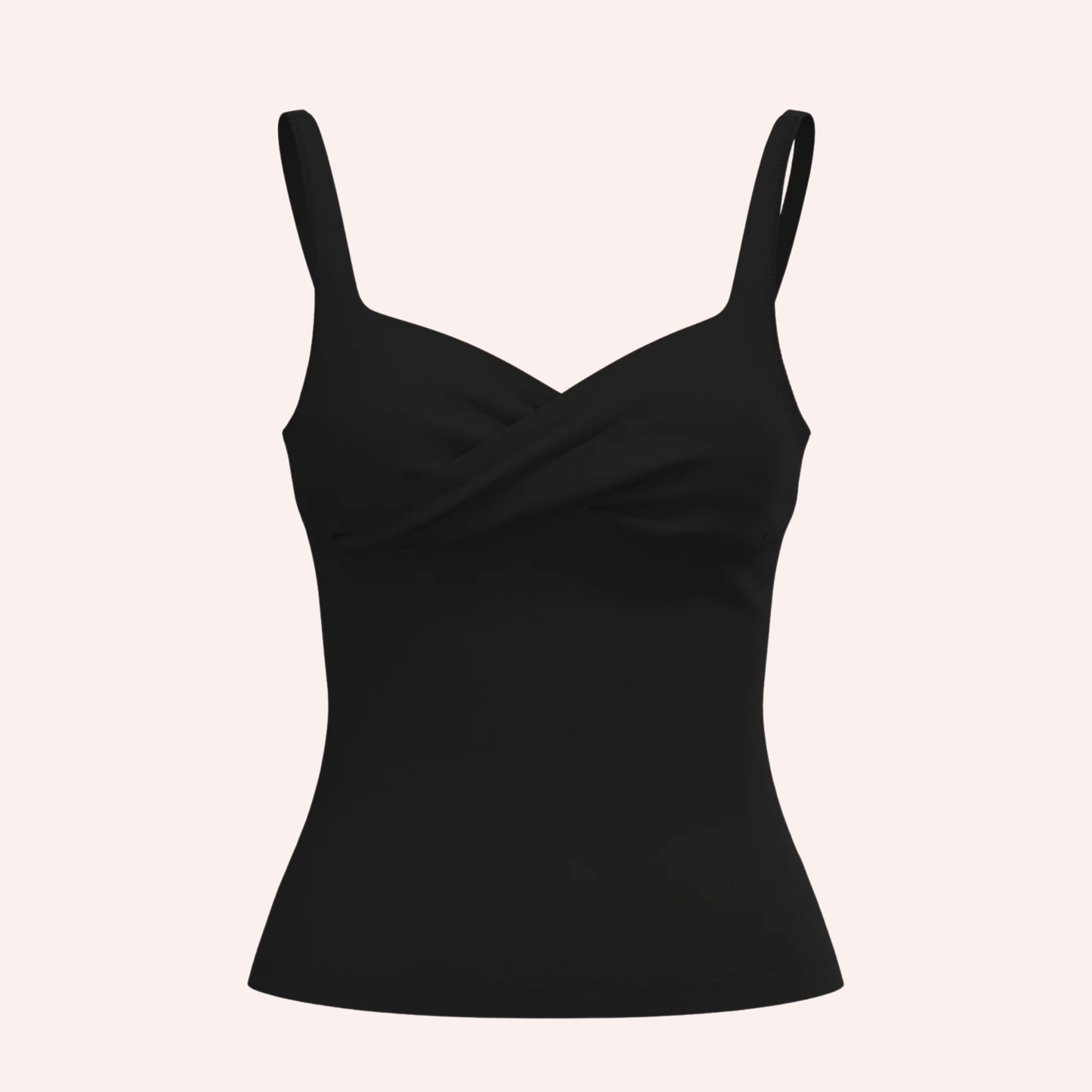 Leakproof Crossover Cami - Black