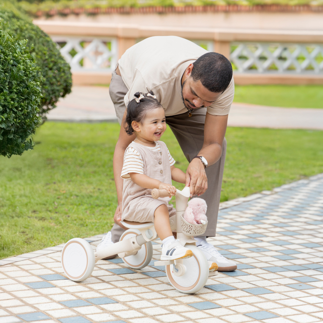 Learning Trike 3in1 Plus Ecologic - Coconut