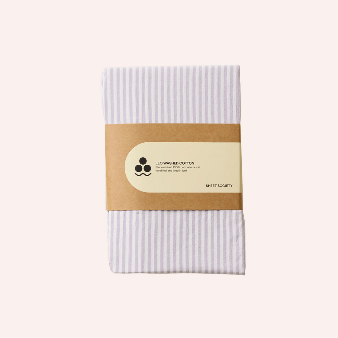 Leo Washed Cotton Fitted Cot Sheet - Rue